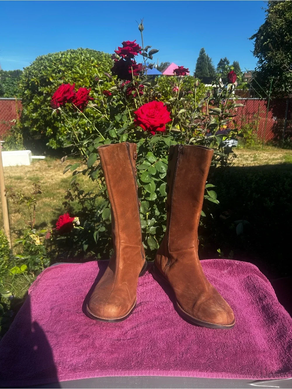 Merrell Tetra Launch Womens Cherry Brown Waterproof Riding Boots Size 10